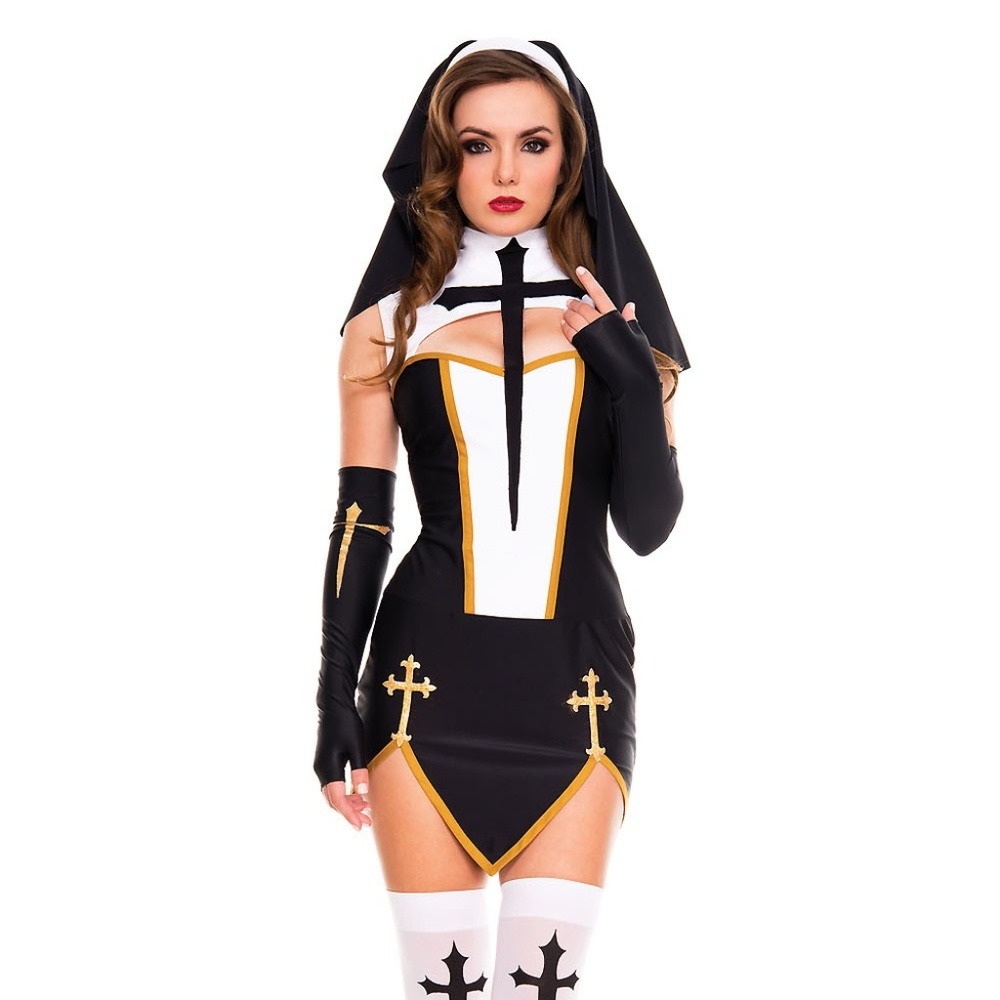 Halloween Costume! Woman Costume! Nun Costume!